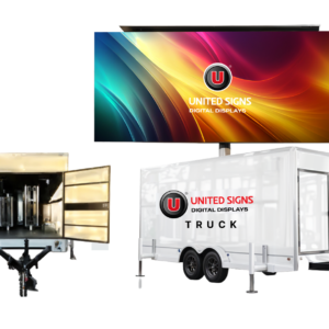 United Signs Mobile LED Trailers | LED Screens & Video Wall