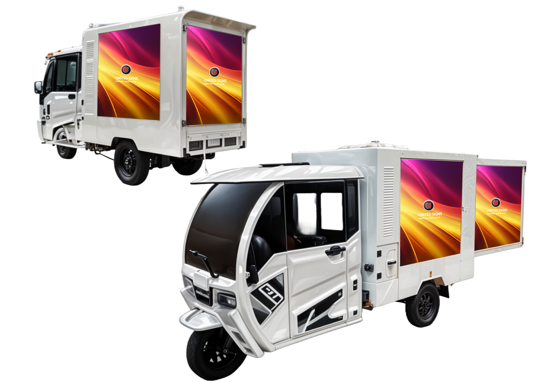 USMT-3W1800 LED Screen Trailer