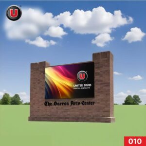 P8 (8mm) 3'h x 6'w Digital LED Business Sign 010 | RGB Full Color