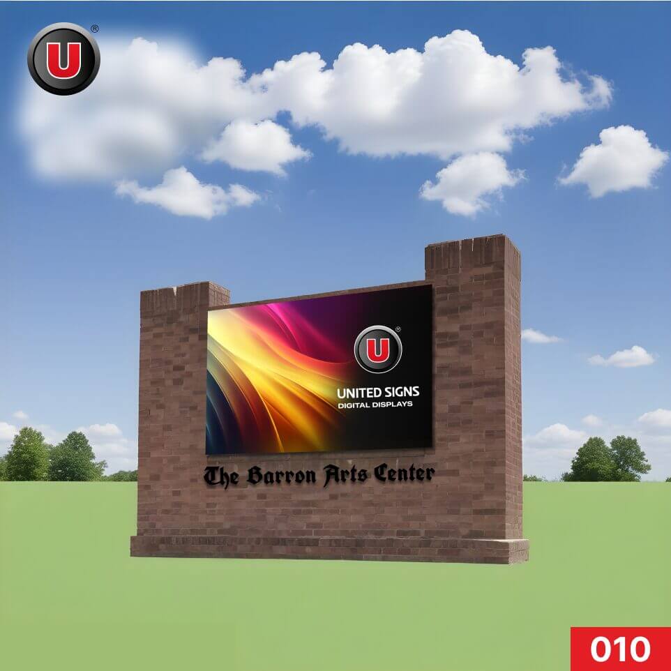 P8 (8mm) 3'h x 6'w Digital LED Business Sign 010 | RGB Full Color