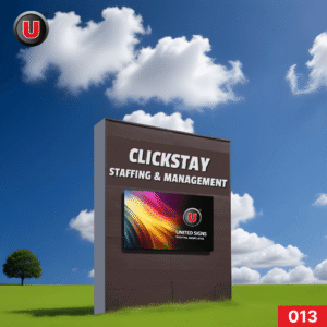 HD Quality 3'h x 6'w Digital LED Business Sign 013 - P8 Outdoor Digital Signage