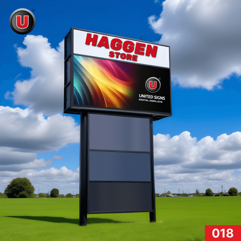 P8 (8mm) 6’h x 10’w Digital LED Business Sign 018 – Scrolling Message Board