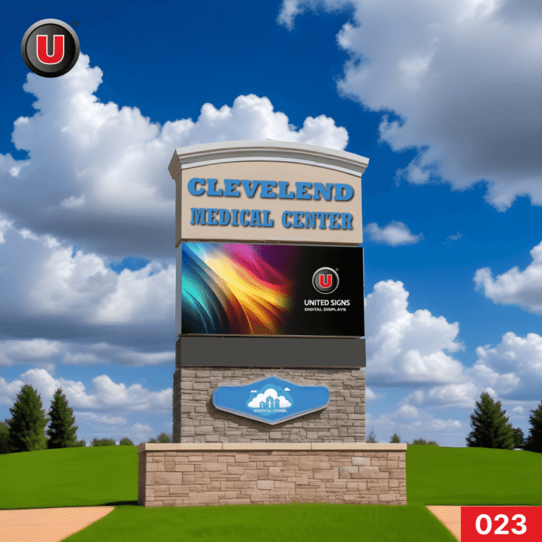 P8 6’h x 10’w Digital LED Business Sign 023 – Lifetime Cloud Access & Support