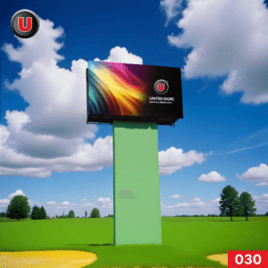P8 (8mm) 6'h x 10'w Digital LED Business Sign 030 - Bright High Resolution