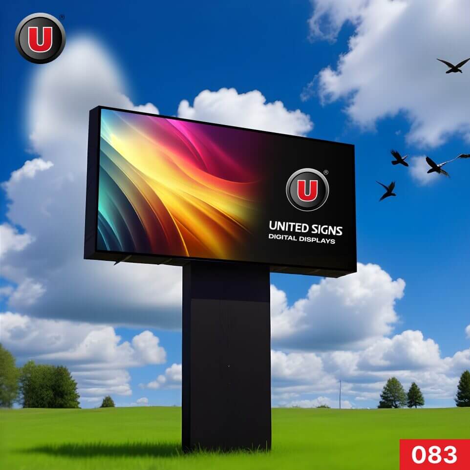 P8 (8mm) 6'h x 10'w LED Digital Church Sign 083 - Lifetime Support