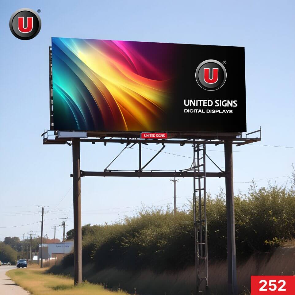 14'h x 48'w Digital LED Billboard Display 252 - Full Color High Visibility