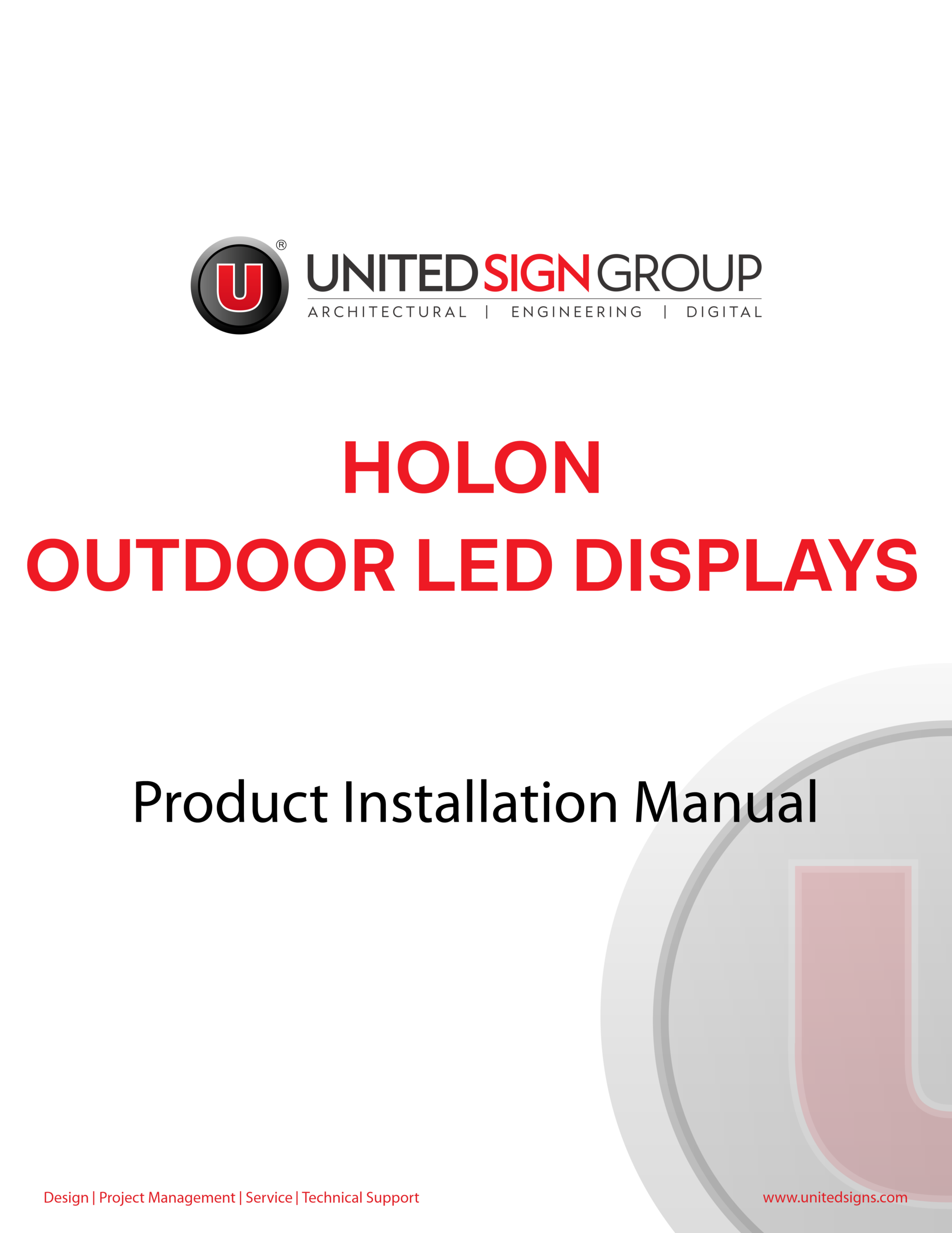 Holon Installation Manual