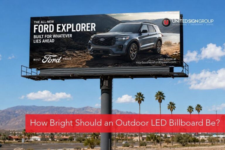 How Bright Should an Outdoor LED Billboard Be? A Practical Guide to Nits, Contrast & Sunlight Readability