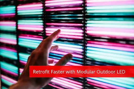 Retrofit Faster: Replacing Traditional Sign Faces with Modular Outdoor LED