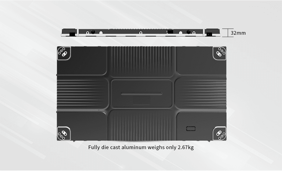 Ultra-Thin & Lightweight LED Cabinet