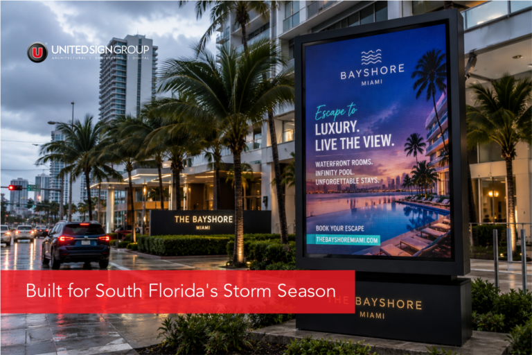 Hurricane-Rated LED Signage for Miami