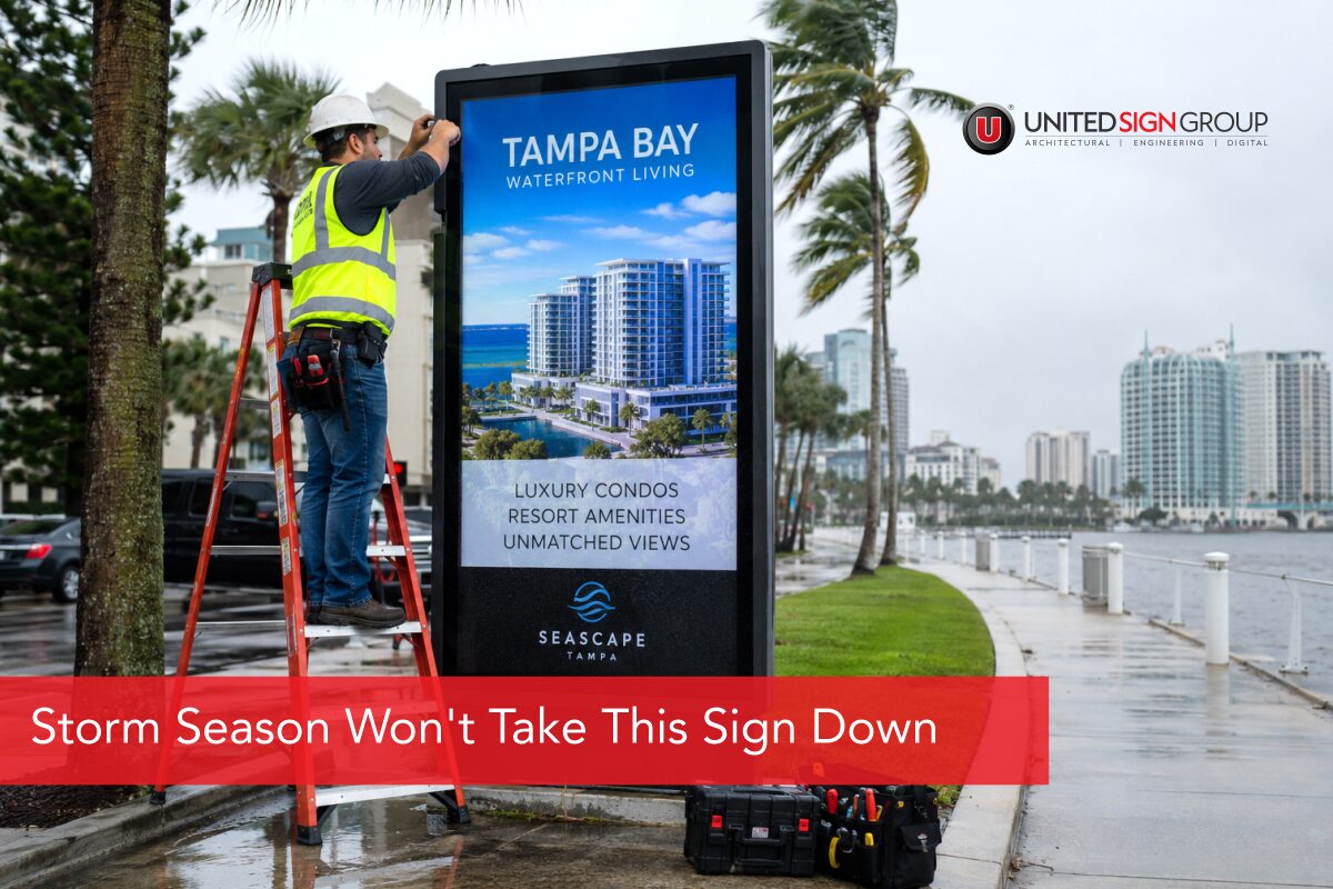 Storm-Ready Signage for Tampa: What Hurricane Season Means for Your Outdoor LED Display