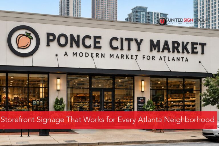Signage Tips for Buckhead, Midtown & Downtown Atlanta Storefronts