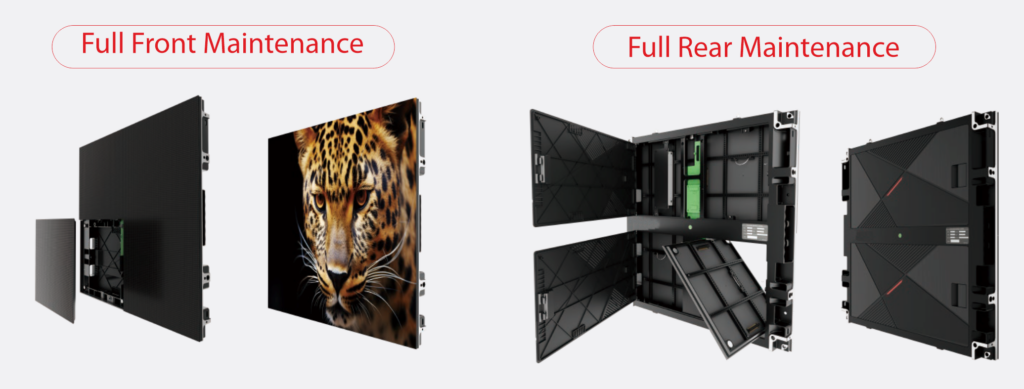 Convenient Front and Rear Maintenance