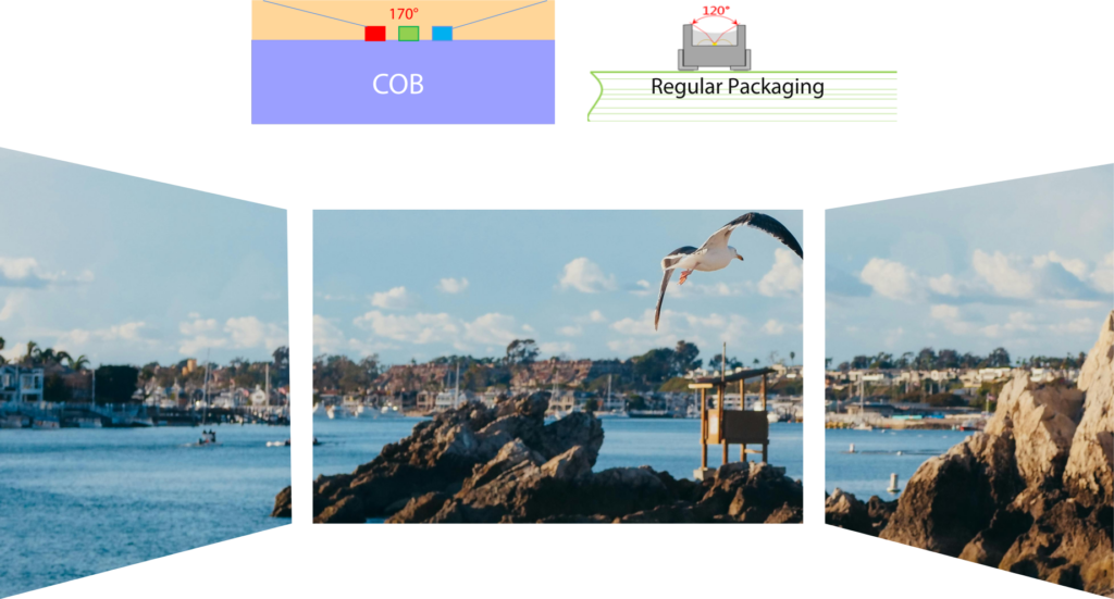 170-Degree Viewing Angle, Every Direction